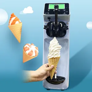 安いアイスクリーム機ホット販売操作しやすいImportedコンプレッサーアイスクリームマシン
