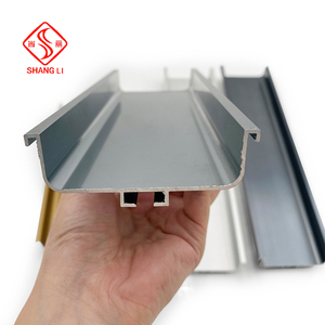 Nhà Máy Bán Buôn Giá Gola Hồ Sơ Xử Lý C Gola Hồ Sơ Cửa Kéo Xử Lý Tủ Bếp Nhôm Mịn Hiện Đại 7 Ngày 1Mm - Product Image 5