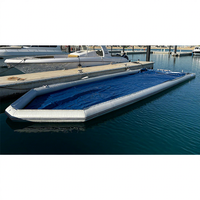 Abris pour quai de chargement gonflable en PVC en gros Plate-forme de stationnement pour bateau flottant