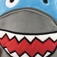 Sac à dos en peluche pour enfant, mignon, en forme de requin, bleu, dessin animé, pour les garçons, maternelle, nouvelle collection