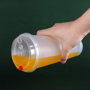 Cốc Nhựa Ép Nhựa <span class=keywords><strong>PP</strong></span> Dùng Một Lần Tường Dày 500ML 700ML Có Nắp Cho Cốc Nước Ép Trái Cây Sinh Tố - Product Image 4