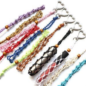 กระเป๋าตาข่ายพวงกุญแจสไตล์โบฮีเมียนห้อยสำหรับลิปสติกกระเป๋าผ้าทอมือหรูหราจี้ห้อยกระเป๋าพวงกุญแจกระเป๋า - Product Image 2