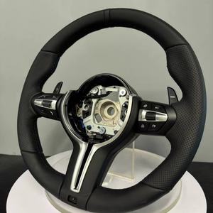 Перфорированный кожаный руль для BMW F10 F30 F31 F32 F20 E92 E71 X6 X5 E70 M3 M4 M5 M6 F36 E90 <span class=keywords><strong>M</strong></span> спортивный руль - Product Image 5