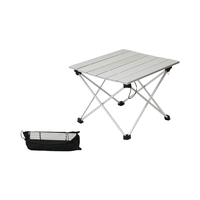 Table pliante Portable en alliage d'aluminium, livraison gratuite, accessoires pour barbecue, plein air