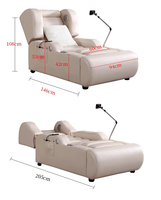 Fauteuil Noble Consort électrique, canapé musical, fauteuil de relaxation, soulagement du stress psychologique, canapé-lit d'hypnose, fauteuil individuel