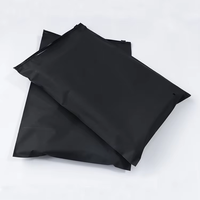 Personnaliser logo imprimé noir givré Cpe pochette zip-lock en plastique mat biodégradable maillot de bain emballage sac à fermeture éclair pour vêtements