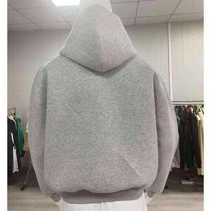 Sudadera con Capucha Extra Grande de Algodón de 400 g/m², Chándal de Lujo, Transpirable, Ligero, Unisex, para Correr - Product Image 6