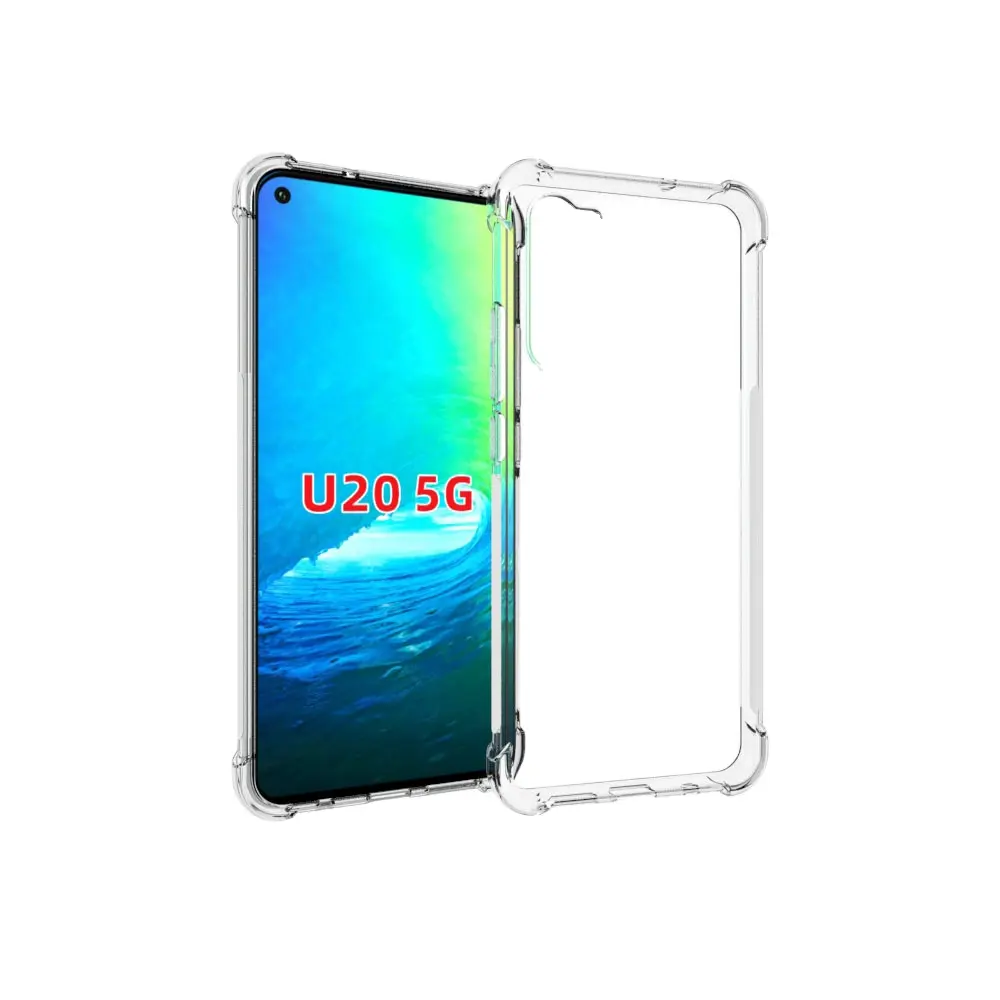 Funda de teléfono Tpu anticaída a prueba de golpes Airbag transparente ultrafina para HTC U23 U23 Pro Desire 22 Pro 5G