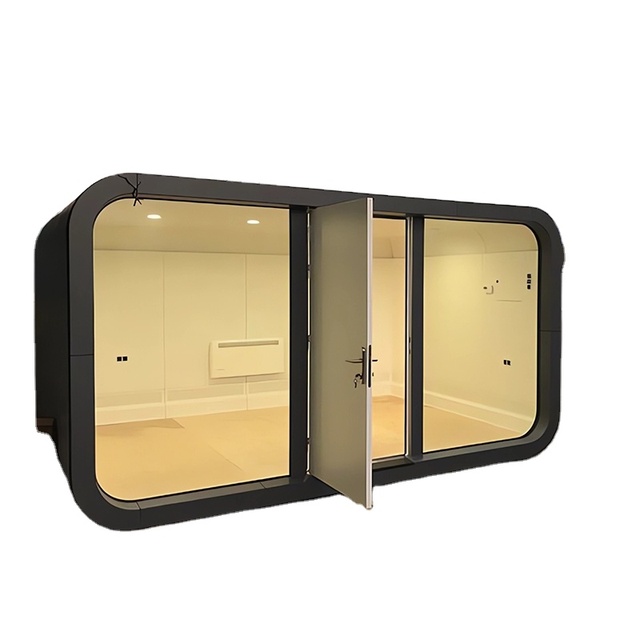 Commercial Space Airship Prefabricated Container House Sleep Capsule Pods Smart apple Cabin House With Bathroom