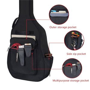 Estuche para Guitarra Acústica/Clásica de 40/41 Pulgadas, Funda Protectora Suave con Acolchado de 10 mm, Correas para Hombro - Product Image 3