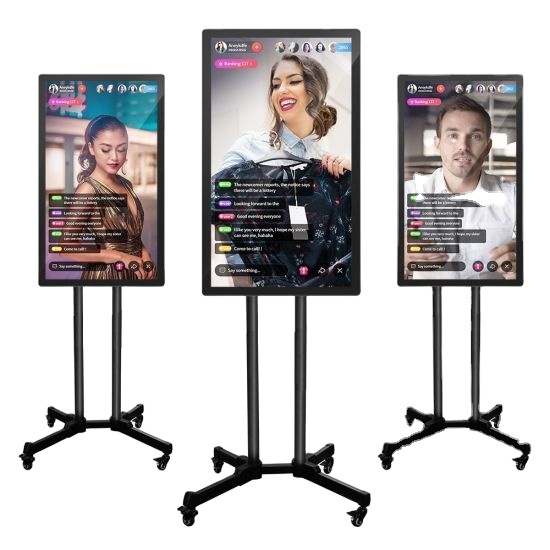 Hot Sale Interactive 24 Inch Smart TV Tablet PC Touch Lcd Screen 2k Panel Rotating Tv With Android System