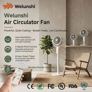 Ventilador Circulador de Aire 3 en 1 WLS-1508 con Control Remoto, Ventilador de Pedestal con Altura Ajustable para Dormitorio u Oficina - Product Image 1