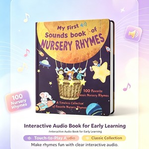 Livre sonore léger de comptes-rendus pour enfants, guide vocal, outil d'apprentissage pour tout-petits à chanter avec eux, idéal pour les activités de <span class=keywords><strong>crèche</strong></span> - Product Image 2