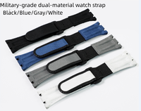 Heißer Verkauf Neue Mode Maßgefertigtes 3H Nylon-Uhrenarmband Kundenspezifisches Transparentes Plastik-Uhrengehäuse Armband für Männer und Frauen