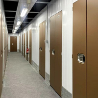 Système de stockage en acier moderne, design chinois, excellent état, vente privée pour hôtel, immeuble de bureaux, prix abordable