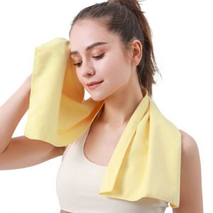 Custom Logo Solid Color Microfiber Suede Sport Towel Soft Quick Dry Portable Outdoor Yoga Running Sweat Towels - Product Image 4
