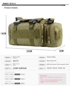 Túi đeo vai máy ảnh <span class=keywords><strong>DSLR</strong></span> chuyên nghiệp, dung lượng lớn, chống nước, kiểu chiến thuật, tích hợp tính năng thể thao - Product Image 5