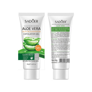 SADOER Vente en gros 80g <span class=keywords><strong>Nettoyant</strong></span> exfoliant pour le <span class=keywords><strong>visage</strong></span> à l'<span class=keywords><strong>aloe</strong></span> <span class=keywords><strong>vera</strong></span>, soin des pores, <span class=keywords><strong>gel</strong></span> exfoliant apaisant pour tous types de peaux - Product Image 4