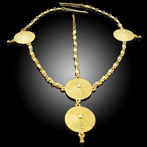 Zhuerrui – ensemble de <span class=keywords><strong>bijoux</strong></span> de maman plaqué or 18 carats, cadeau de fête des mères de haute qualité, dernier Costume italien, <span class=keywords><strong>bijoux</strong></span> de mariée simples HA16112205 - Product Image 4