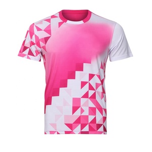 เสื้อวิ่งกีฬาผู้ชายแบบแห้งเร็ว ผลิตตามสั่งพร้อมโลโก้  คุณภาพสูง ระบายอากาศได้ดี แขนสั้น พิมพ์ลายแบบซับลิเมชั่น เป็นมิตรกับสิ่งแวดล้อม - Product Image 6