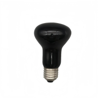 Vente directe d'usine, lampe chauffante halogène en verre pour reptiles, tortues, lézards, geckos, 75W, effet clair de lune, lumière nocturne E26