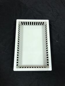 24 <span class=keywords><strong>Litres</strong></span> RAL7035 Plateau à compartiments gris L600xW400xH100 MM Diviser Armoires de rangement en <span class=keywords><strong>plastique</strong></span> Plateau d'armoire rectangulaire - Product Image 3