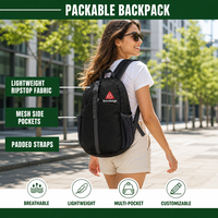Sac à dos pliable personnalisable, imperméable, respirant, ultra-léger, pour le cyclisme, la randonnée, les voyages et l'alpinisme