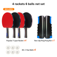 Pagaie de ping-pong personnalisée Loki ensemble de raquettes de tennis de table de sports de plein air professionnels avec caoutchouc approuvé par ittf