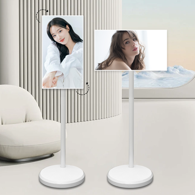 Most Popular Wireless Tv Smart Portable 21.5 Inch Touch Screen Lcd Interact Mobile TV Android Large Electronic Tablet with Wheel