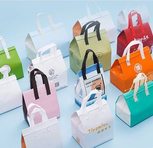 Recyclable Disposable Non-woven Insulated Cooler Bag for Milk Tea Coffee Catering & Food Storage-Portable Insulation Bag - Product Image 2