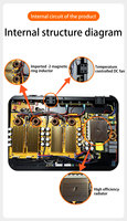 Amplificateur de puissance stéréo en aluminium 3400W * 2 8ohm/4ohm AC Surround Sound System
