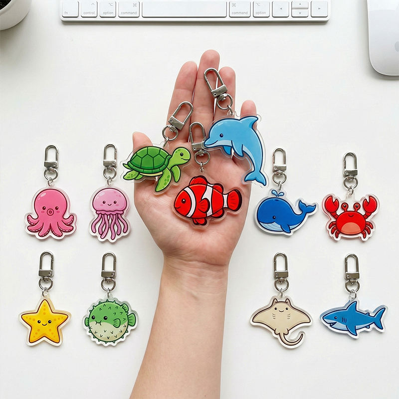 Porte-clés en acrylique-07