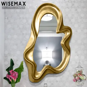 WISEMAX 가구 유럽 복고풍 벽 매달려 거울 벽 매달려 가정용 바닥 거울 전신 거울 홈 호텔