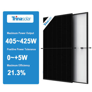 แผงโซลาร์เซลล์ Trina Solar รุ่น Vertex S แบบ Full Black Backsheet โมโนโมดูล 405-425 วัตต์ แบบ Half Cell 405 410 <span class=keywords><strong>415</strong></span> 420 425 วัตต์ ระบบ Trina Solar - Product Image 2