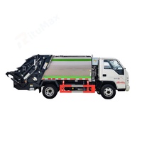 Camion compacteur de déchets diesel manuel Foton 4x2 efficace pour la collecte des déchets municipaux avec émission EURO 5