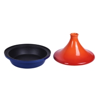 Tajine en fonte personnalisé avec fond à induction, tajine en fonte du Maroc pour OEM