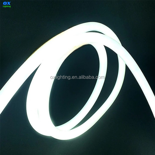 Custom 12V 24V Outdoor Indoor Waterproof Silicone Tube 360 Degree Round Flexible Flex LED Neon Rope Strip Light