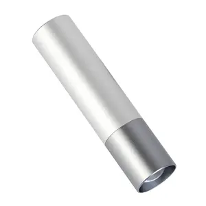 Portátil 3w USB recarregável alumínio liga ZOOM Dimmer lanternas LED