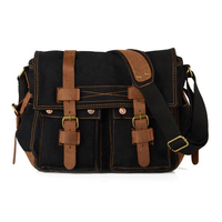 Vente en gros de sacs messagers en cuir véritable pour hommes, sacs messagers en toile, sacs de facteur pour hommes