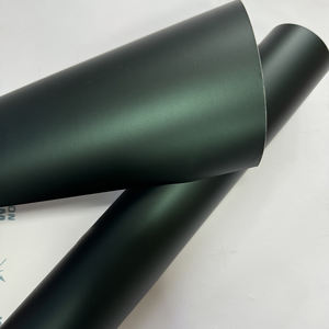 ICE FILM MATT Dark Green PVC <b>Vinyl</b> Wrap 1.64ftx29.5ft Anti-scratch Self Adhesive Surface Decoration Body Color Changing Air - Product Image 1