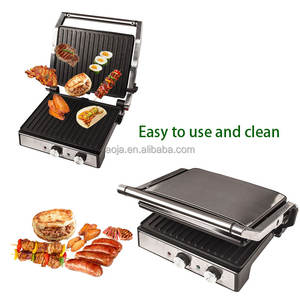 شواية كهربائية منزلية AOJA للشواء مع شواء سهل التنظيف غير لاصق صينية تقطير قابلة للفصل من الفولاذ المقاوم للصدأ - Product Image 6