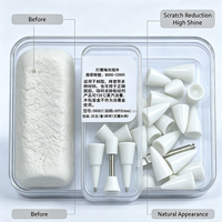 Kit de polissage dentaire en silicone doux et sûr pour l'émail, embouts de polissage pour finition lisse de résine composite en restauration dentaire