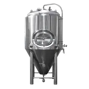 Beer Brew Fermenter 300L Conical Beer fermenter tank single layer for sale