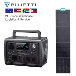 Pour Bluetti <span class=keywords><strong>EB3A</strong></span> + PV120 500wh panneaux solaires Charge rapide Lifepo4 chargeur solaire pour Camping maison RV Port voiture batterie au Lithium-ion - Product Image 1