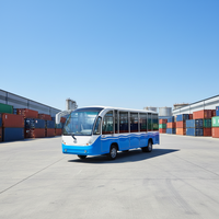 Nouveau modèle de mini-bus électrique touristique à 11 places, alimenté par batterie, durable, pour les centres urbains et les stations balnéaires