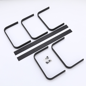 Hiện đại tự dính Matt màu đen khăn Rack lớp khăn Kệ phòng tắm giá - Product Image 6