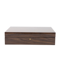 Boîte cadeau en bois personnalisée pour parfums et cosmétiques, étui à charnières pour collectionneurs, imprimé et gravé, boîte à parfum de luxe