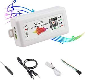 Dẫn hợp âm cho ứng dụng điều khiển từ xa ws2811 WS2812 RGBW <span class=keywords><strong>RGB</strong></span> địa chỉ pixel âm nhạc sp107e điều khiển 5-24V 20m phạm vi - Product Image 4
