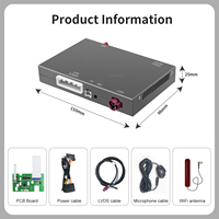 Kit Autoabc sans fil Apple CarPlay et Android Auto avec WiFi, Bluetooth et commande vocale pour Dodge Charger Challenger Durango Journey