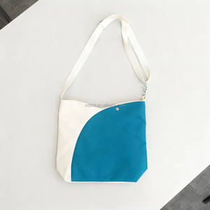 <span class=keywords><strong>Sac</strong></span> fourre-tout en toile bicolore avec bandoulière réglable, <span class=keywords><strong>sac</strong></span> à bandoulière décontracté, blocage <span class=keywords><strong>de</strong></span> couleur élégant, <span class=keywords><strong>sac</strong></span> fourre-tout pour les trajets quotidiens, <span class=keywords><strong>sac</strong></span> en toile réutilisable - Product Image 4